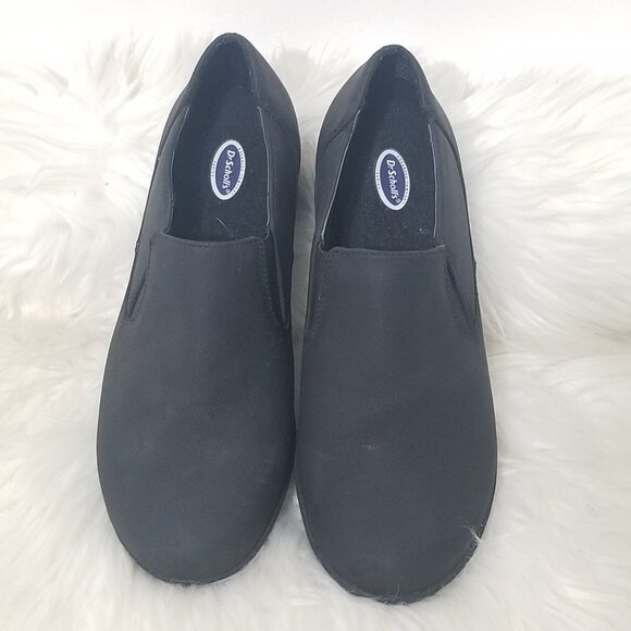 Dr. Scholls | Black Evelyn Comfort Slip On Loafer Clog Shoes 6.5 Round Toe - Picture 1 of 8